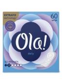 Прокладки женские OLA! SILK Sense ULTRA NIGHT Ромашка OLA! DAILY Прокладки уп.60шт