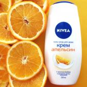 Гель для душа NIVEA SHOWER Крем и Апельсин 500мл