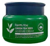 FARMSTAY GREEN TEA SEED Увлажняющий крем с зеленым чаем, 100г