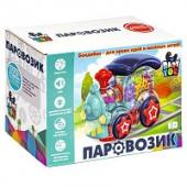 Игрушка развивающая "ПАРОВОЗИК" BABY YOU BONDIBON, подсветка, звук, движение, прозр.корпус с шестер.