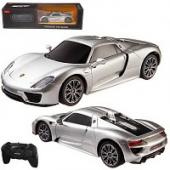 Машина на радиоуправлении 1:24 PORSCHE 918 Spyder Цвет Серебряный 27MHZ