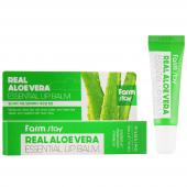 FARMSTAY REAL ALOE VERA Увлажняющий бальзам с соком алоэ, 10мл