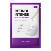 SOME BY MI RETINOL INTENSE Интенсивная антивозрастная тканевая маска для лица с ретинолом, 22г