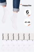 6 пар спортивных носков с резинкой