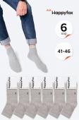 6 пар носков средней высоты
