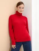 NORVEG Cashmere&Merino blend Свитер женский oversize цвет алый