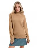 NORVEG Cashmere&Merino blend Свитер женский oversize цвет бежевый