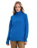 NORVEG Cashmere&Merino blend Свитер женский oversize цвет синий ультрамарин