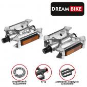 Педали 9/16" Dream Bike, с подшипниками, алюминиевые"