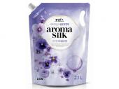 LION AROMA SILK Кондиционер для белья с ароматом фиалки, 2,1л (мягкая упаковка)