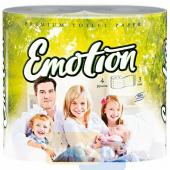 Бумага туалетная МЯГКИЙ ЗНАК EMOTION Famili 3 слоя, 4 рулона