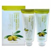 Lebelage Набор кремов для рук и ног с оливой Daily Moisturizing Olive Hand Cream & Foot Cream 100 мл+100 мл