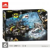 Конструктор LARI (BELA) Batman: Гонка на мотоциклах с Мистером Фризом (аналог 76118) 216 дет. (1135