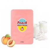 A'PIEU PEACH & YOGURT SHEET MASK Персиковая маска для лица, 23г СГР