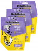 DR. ESTHETICA NO ACNE TEENS Пузырьковая мульти-маска YELLOW&VIOLET, 6+6 г 3 шт