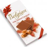 Шоколад молочный Belgian Milk Salted Caramel (с кусочками соленой карамели) 100 гр