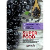 EYENLIP SUPER FOOD Тканевая маска для лица с экстрактом черники, 23мл СГР,