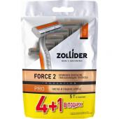 Zollider Force 2 PRO, одноразовые бритвенные станки 2 лезвия, 4 1 шт/ Zollider Force 2 PRO, twin blade disposable razors, 4 1 pcs