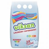 Стиральный порошок "VIKSAN" 2X CLEAN COLOR, 3 кг