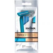 Zollider Force 2 Basic, одноразовые бритвенные станки 2 лезвия, 2 шт/ Zollider Force 2 Basic, twin blade disposable razors, 2 pcs