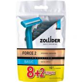 Zollider Force 2 Basic, одноразовые бритвенные станки 2 лезвия, 8 2 шт/ Zollider Force 2 Basic, twin blade disposable razors, 8 2 pcs