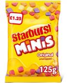 Жевательные конфеты Starburst Minis с фруктовым вкусом 125 гр