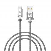 BY Кабель для зарядки Metall Micro USB, 1м, 3A, QC 3.0, металл