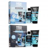 Подарочный набор мужской MEN CODE Shaving Set, гель для бритья + лосьон после бритья, 2х150мл