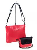Cтильная женская сумка-шоппер из водооталкивающей ткани, цвет розовый