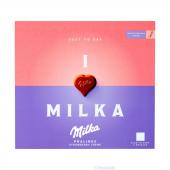 Набор шоколадных конфет Milka Strawberry" I LOVE Milka " с клубничным кремом 110 гр (Срок реализации до 10.02.2024 г)