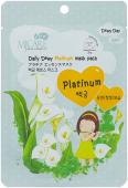 MIJIN CARE DAILY DEW Тканевая маска для лица с платиной, 25г СГР