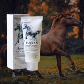 3W CLINIC HORSE OIL Крем для рук с лошадинным жиром, 100мл