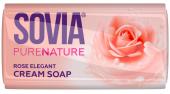 SOVIA SOFT FRESH ROSE ELEGRANT Мыло твердое с ароматом розы, 90г