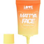 Love Generation Матирующий тональный крем c экстрактом матчи / Mattifying foundation cream with matcha extract "Matt'ya Face" тон 01