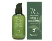 Успокаивающая сыворотка с экстрактом семян зеленого чая FarmStay 76% Green Tea Calming Facial Serum, 100ml