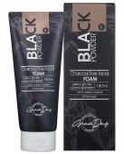 Пенка с древесным углем для глубокого очищения проблемной кожи Grace Day Black Powder Charcoal Pore Facial Foam, 180ml