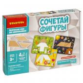 Обучающие игры для дошкольников Bondibon «СОЧЕТАЙ ФИГУРЫ», BOX