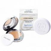 Enough Collagen 3 in 1 Whitening Moisture Two Way Cake #13 13g Коллагеновая пудра 3 в 1 #13 13гр