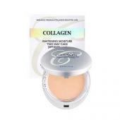 Enough Collagen 3 in 1 Whitening Moisture Two Way Cake #21 13g  Коллагеновая пудра 3 в 1 #21 13гр