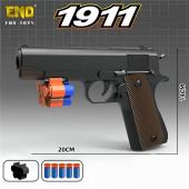 Пистолет с мягкими пулями Colt 1911 20см (пули в комплекте) (D15-BB)