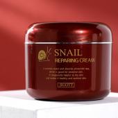 Восстанавливающий крем с муцином улитки JIGOTT Snail Reparing Cream, 100 г