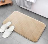 Коврик для ванной антискользящий анатомический Memory foam, 50*80 БЕЖЕВЫЙ