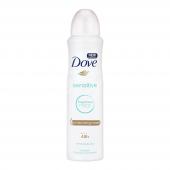 Дезодорант женский Dove Sensitive, аэрозоль, стикер, 150 мл