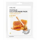 LEBELAGE SOLUTION MASK Тканевая маска для лица с экстрактом прополиса, 25мл СГР