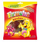 Жевательные конфеты с фруктовым вкусом Woogie Fruit gums bears (Медвежата) 250 гр