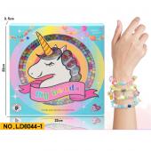 Набор для создания украшений DIY: Бусы и браслеты - Happy Unicorn (LD6044-1)