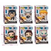 Фигурка Funko POP! Demon Slayer 10см 6 видов в ассорти. [цена за шт.] (LK8803)