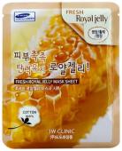 3W CLINIC FRESH ROYAL JELLY Тканевая маска для лица с маточным молочком, 23мл СГР