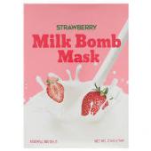 G9SKIN MILK BOMB Тканевая маска для лица (клубника), 21мл СГР,