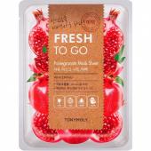 TONY MOLY FRESH TO GO Тканевая маска с экстрактом граната (отбеливающая), 22г